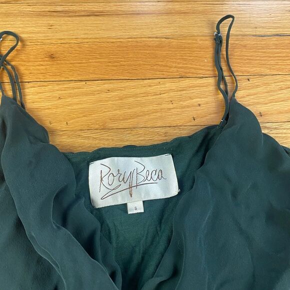 Rory Beca Jones Forest Green Dress Size Small - Picture 10 of 10